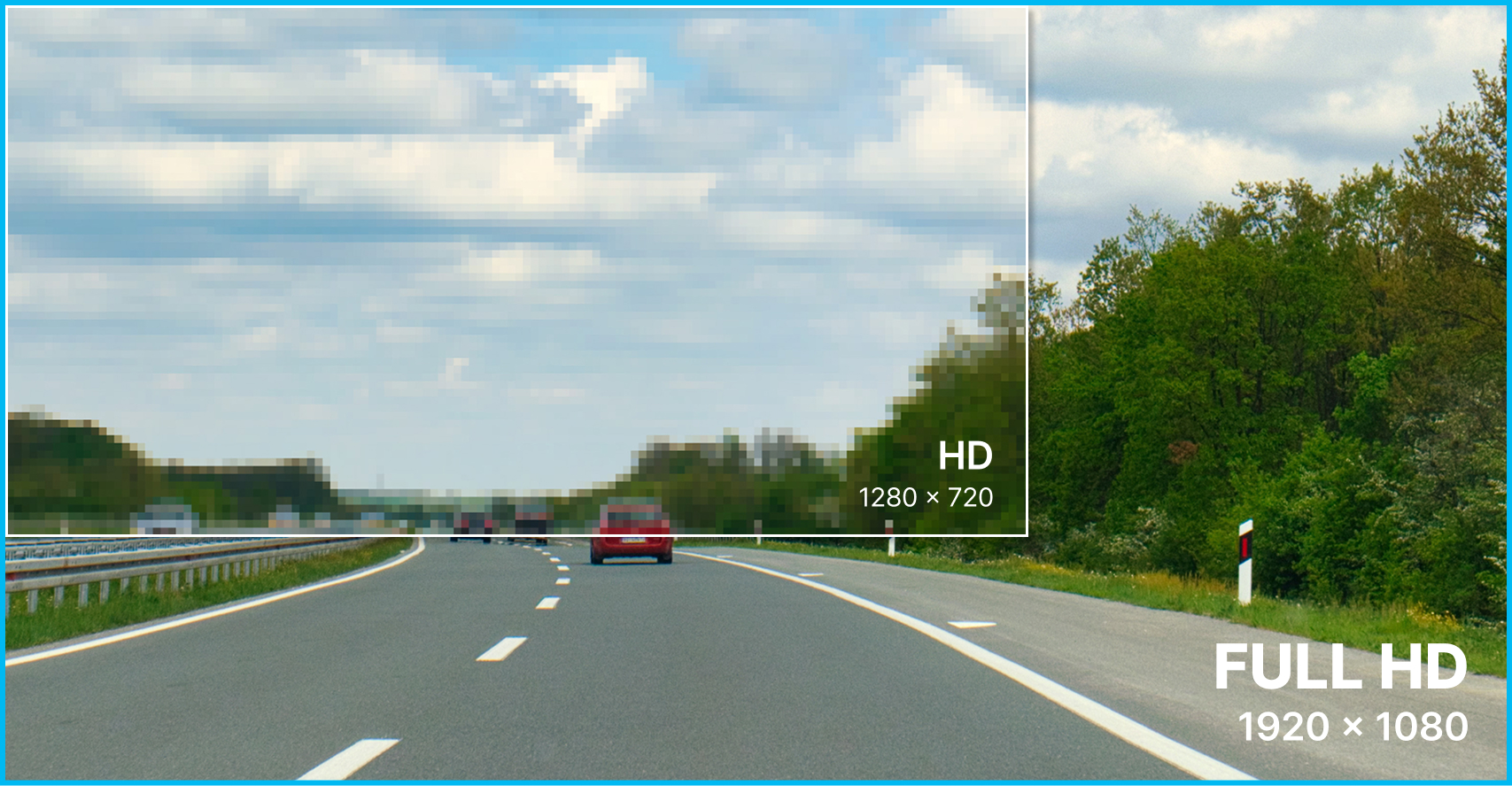 FUll HD menetrögzítő kamera képjavítás